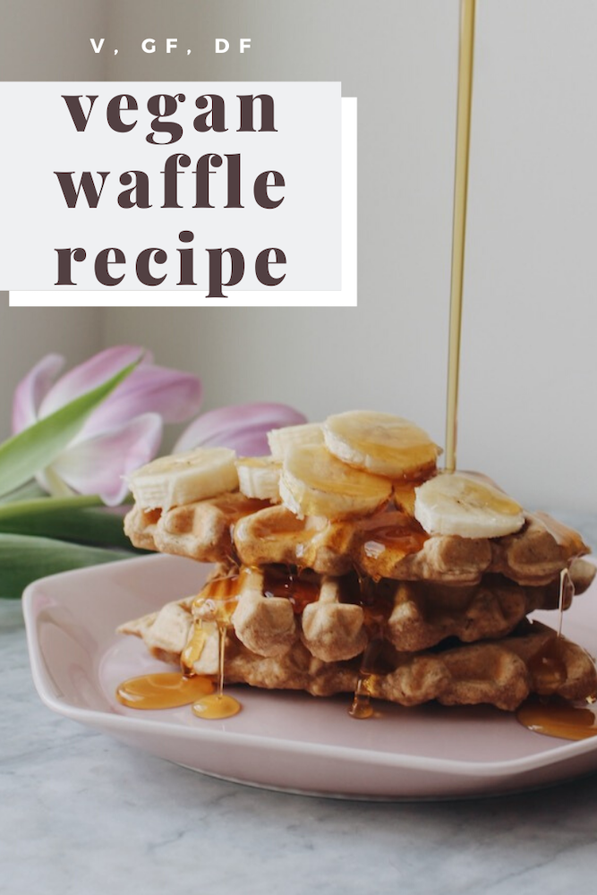 Easy Vegan Waffle Recipe (also GF & DF)